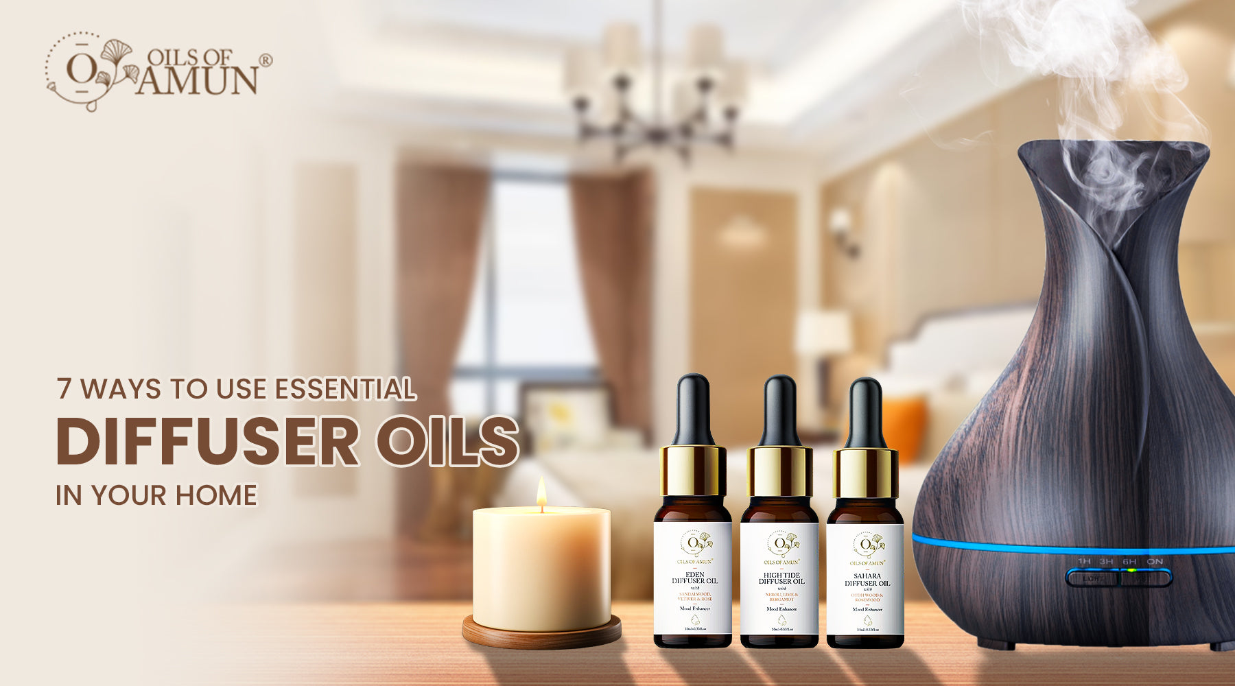 7 Ways to Use Essential Diffuser Oils in Your Home