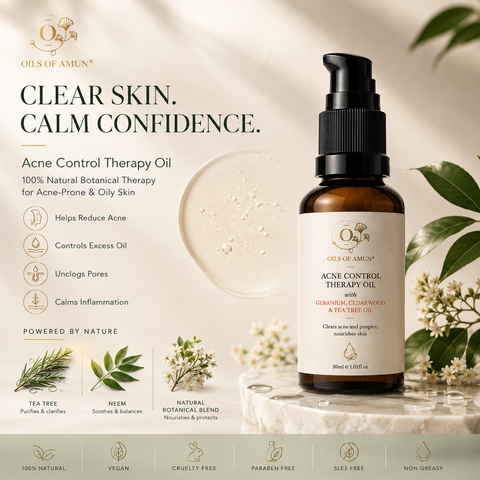 Acne Control Therapy Oil | Natural Face Serum for Acne-Prone Skin