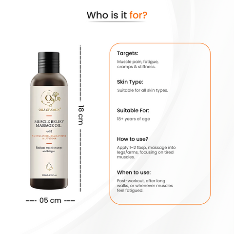 Muscle Relief Massage Oil