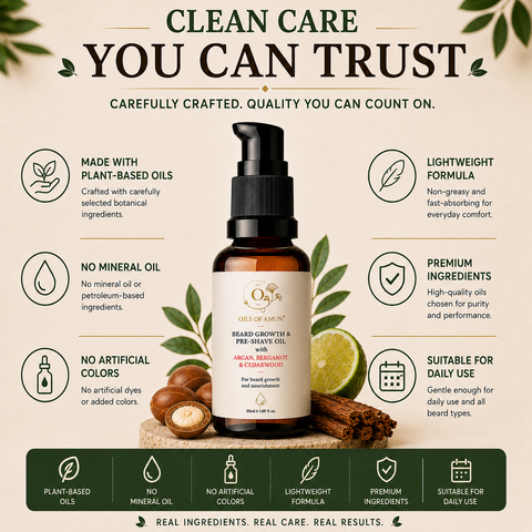 Beard Growth & Pre-Shave Oil