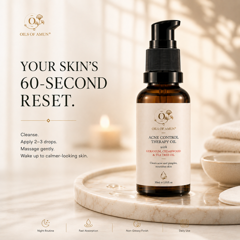 Acne Control Therapy Oil | Natural Face Serum for Acne-Prone Skin