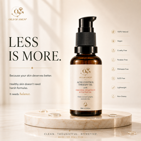Acne Control Therapy Oil | Natural Face Serum for Acne-Prone Skin