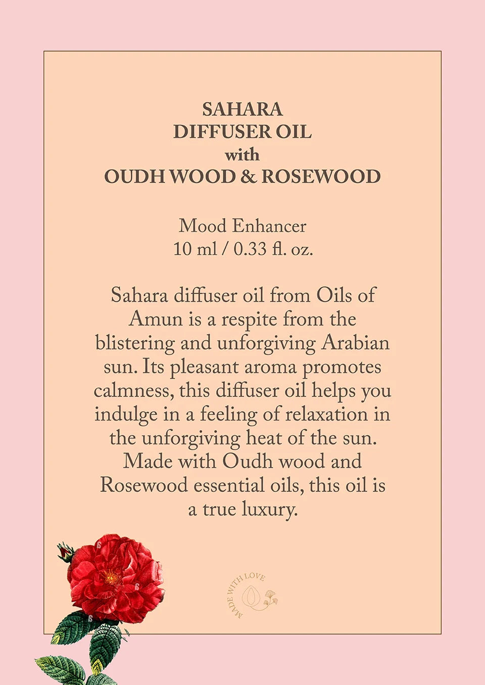 Sahara Diffuser Oil Description